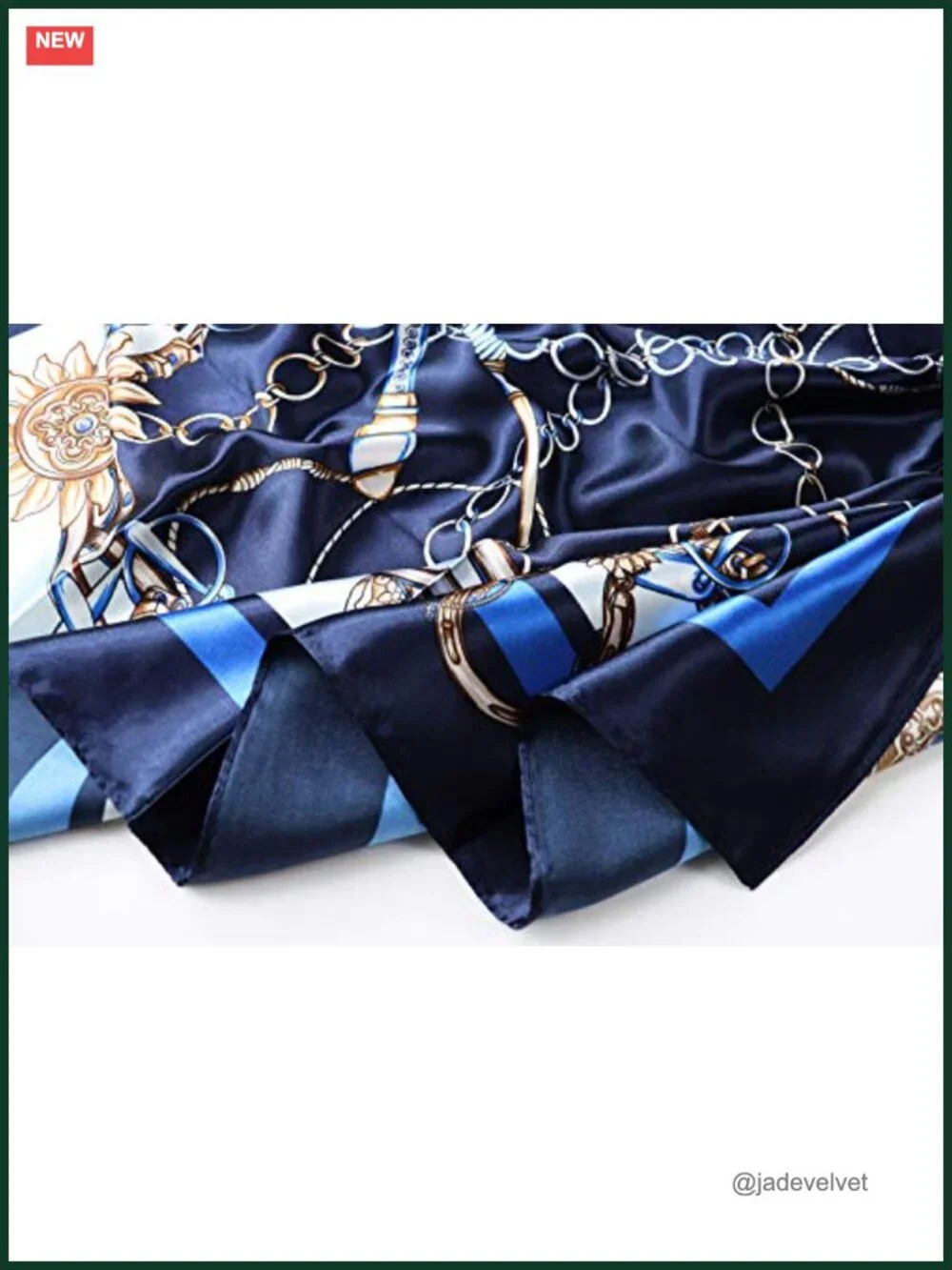 Satin Head Scarf Silk Feel Hair Wrap 35x35 Square Bandana